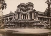 GSELL Emile,Angkor Wat - Gallery of the bas-reliefs . Portico ,1866,Galerie Bassenge 2023-06-14