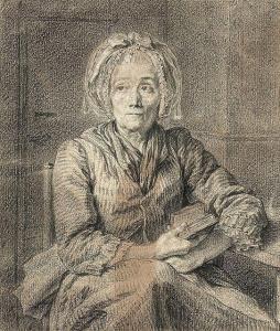 GUÉRIN Christophe 1758-1831,Femme assise tenant un liv,1785,Artcurial | Briest - Poulain - F. Tajan 2016-03-31