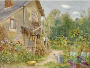 GUÉRY Armand 1850-1912,Chez le Maraicher à Aumenaucourt,1893,Christie's GB 2003-12-04