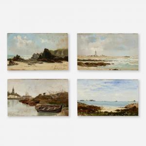 GUÉRY Armand 1850-1912,Untitled (four works),1882,Rago Arts and Auction Center US 2023-11-10