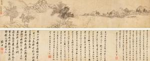 GU QIAN 1508-1578,Seclusion in the Mountains,1698,Sotheby's GB 2021-04-19