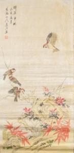 GU XU 1824-1896,birds and flowers,888auctions CA 2023-07-13