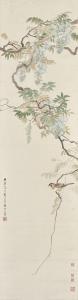 GUANGBAO Song,Wisteria and Bird,Christie's GB 2013-05-27