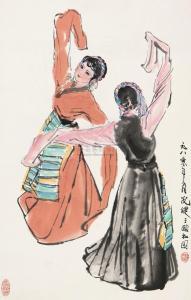 GUANGJIAN CHEN,DANCE PEOPLE,1980,China Guardian CN 2010-06-19