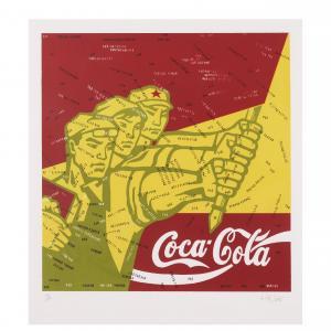 GUANGYI WANG 1957,Coca Cola (Red), from the Great Criticism Series,2006,Bonhams GB 2024-03-26