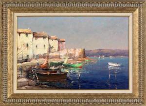 GUANINY Georges L 1900-1900,a coastal scene,Pook & Pook US 2012-06-29