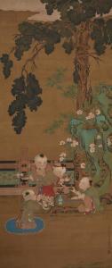 GUANPENG DING 1726-1770,Boys at play,1761,Dreweatts GB 2021-11-11
