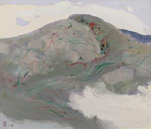 GUANZHONG WU 1919-2010,A MOUNTAIN OF COLOURS,1985,Sotheby's GB 2015-04-04