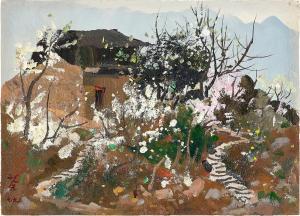 GUANZHONG WU 1919-2010,Spring over Sichuan mountains,1979,Sotheby's GB 2024-04-05
