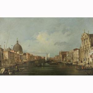 GUARDI Francesco 1712-1793,Canal Grande con San Simon Piccolo, Santa Lucia e ,San Marco 2009-11-08