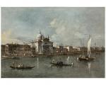 GUARDI Francesco 1712-1793,Venise. Vue de l\’église des Zitelle sur la Giudec,Fraysse FR 2020-12-10
