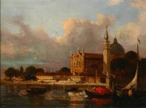 GUARDI Francesco 1712-1793,View of a Venetian Cathedral and Campanile,Weschler's US 2005-12-03
