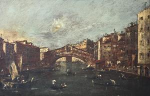 GUARDI Giacomo 1764-1835,A view of the Rialto Bridge, Venice,Christie's GB 2024-04-17