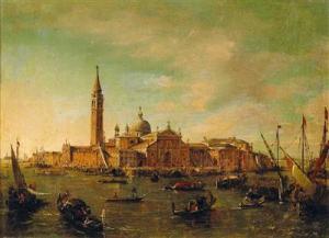 GUARDI Giacomo 1764-1835,San Giorgio Maggiore, Venice,Palais Dorotheum AT 2018-12-11