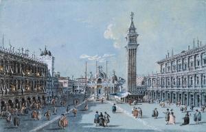GUARDI Giacomo 1764-1835,VENICE, A VIEW OF PIAZZA SAN MARCO LOOKING EAST TO,Sotheby's GB 2012-07-05