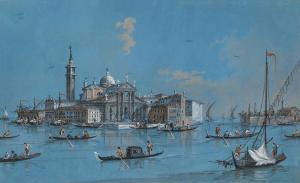 GUARDI Giacomo 1764-1835,View of San Giorgio Maggiore from the Bacino of Sa,Sotheby's GB 2024-02-03