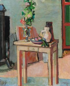 GUBLER Max 1898-1973,Interieur,1943,Galerie Koller CH 2023-12-01