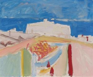 GUBLER Max 1898-1973,Landscape in Lipari,1956,Galerie Koller CH 2023-12-01