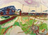 GUBLER Max 1898-1973,LANDSCHAFT MIT WEIDENSTRUNK,Sotheby's GB 2018-12-04