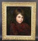 GUDDEN Rudolf 1863-1935,Portrait d'enfant,1890,Auxerre Enchères FR 2021-09-05