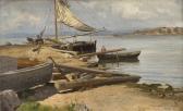 GUDE Hans Fredrik 1825-1903,From Kristiania Fiord,1872,Grev Wedels NO 2010-11-29