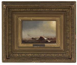 GUDIN Theodore 1802-1880,Rough Waters,New Orleans Auction US 2019-04-27