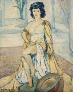 GUELDRY Charles Albert 1884-1973,Portrait de femme à l'antique,Millon & Associés FR 2021-06-03