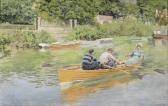 GUELDRY Ferdinand Joseph 1858-1945,Crossing the river,Bonhams GB 2016-09-28