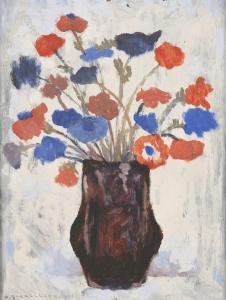 GUERBILSKY Andre BORISSOVITCH 1907-1992,Vase de fleurs,1988,Daguerre FR 2022-12-02