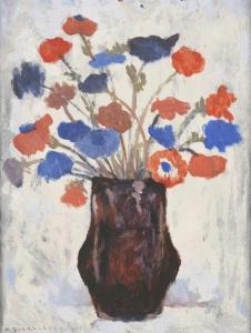 GUERBILSKY Andre BORISSOVITCH 1907-1992,Vase de fleurs,1988,Daguerre FR 2020-11-27