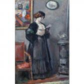GUERIN Charles Francois 1875-1939,Femme a la Lecture,William Doyle US 2014-02-19