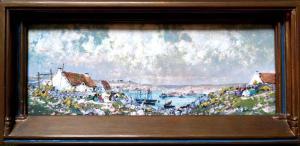 GUERIN Ernest 1887-1952,Paysage au bord de mer,Osenat FR 2019-05-18