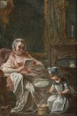 GUERIN François 1740-1795,Le billet doux et La correspondan,Artcurial | Briest - Poulain - F. Tajan 2013-10-04