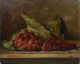 GUERIN Jules 1866-1946,Nature morte aux fruits rouges,Loizillon FR 2021-10-23