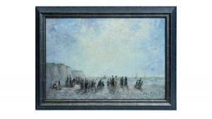 GUERIN LE GUAY André 1872-1945,Figures gathered by the shore,Anderson & Garland GB 2023-07-19