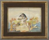 GUERRERO GALVAN Jesús 1910-1973,Woman with Doves,1963,Dallas Auction US 2012-10-24