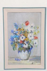 GUERRIER 1900-1900,Vase de fleurs,20th century,Auxerre Enchères FR 2022-03-17