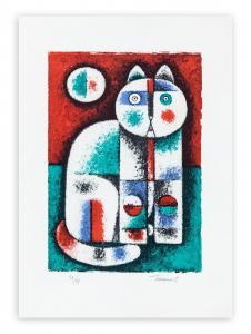 Guerrino Tramonti 1915-1992,Gatto,Borromeo Studio d'Arte IT 2023-07-10