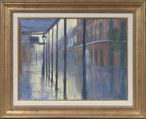 GUESS Fredrick 1953,"Evening French Quarter Street Scene",New Orleans Auction US 2011-07-30