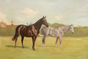 GUEST Alison 1951,Equine portrait,20th Century,Batemans Auctioneers & Valuers GB 2022-06-24