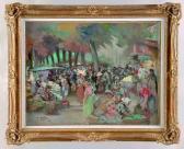 gueton antoine 1886,«Scène de marché»,1939,Salles de ventes Pillet FR 2009-11-29