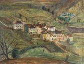 Guggenheim Alis 1896-1958,Tessiner Dorf aus der Vogelschau,1945,Schuler CH 2018-03-21