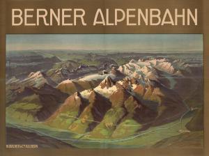 GUGGER A,BERNER ALPENBAHN,1910,Swann Galleries US 2014-12-17