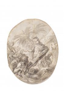 GUGLIELMI Gregorio,A biblical scene showing a Roman commander and a c,Palais Dorotheum 2021-04-22