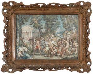 GUGLIELMI Gregorio 1714-1773,Bacchanalian Feast,Brunk Auctions US 2022-02-04