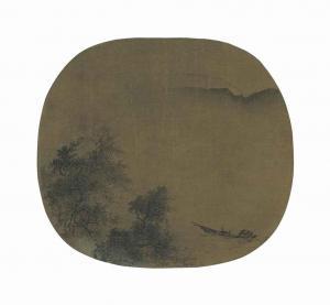 GUI XIA 1195-1230,FISHERMAN RETURNING TO SHORE IN A STORM,Christie's GB 2014-09-16