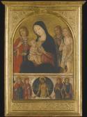 GUIDUCCIO DI GIOVANNI COZZARELLI 1450-1516,THE MADONNA AND CHILD WITH SAINTS JULIAN THE H,Sotheby's 2013-01-31