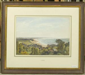GUIGNÉ Charles 1800-1900,Blick auf Carteret und das Meer.,1914,Galerie Koller CH 2006-06-19