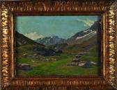 GUIGNET L 1800-1900,«Paysage de montagne»,1898,Salles de ventes Pillet FR 2010-07-04