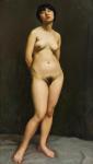 GUIJUN LI 1964,Standing Nude,1988,Shapiro Auctions US 2022-10-15